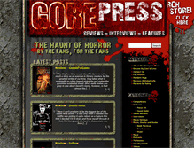 Tablet Screenshot of gorepress.com